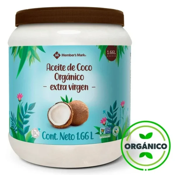 Aceite de Coco Extra Virgen Orgánico (1.66 l)