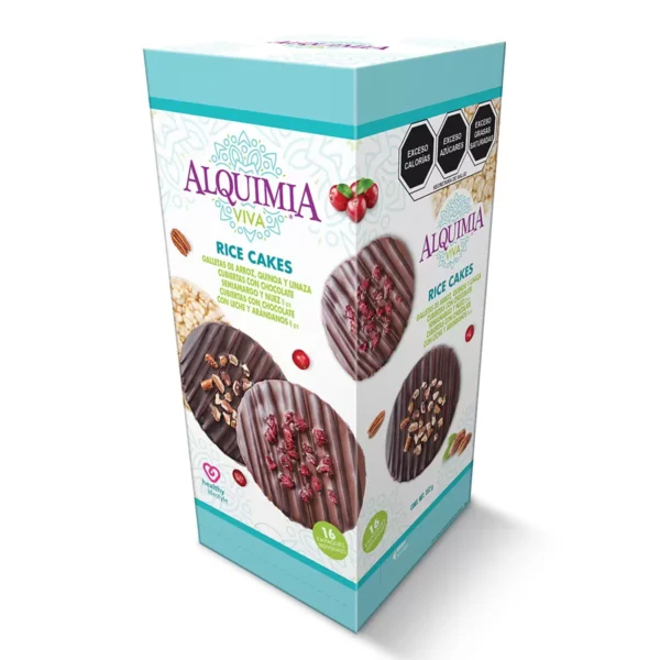 Alquimia Galletas de Arroz Quinoa Linaza (16pzs/22g)