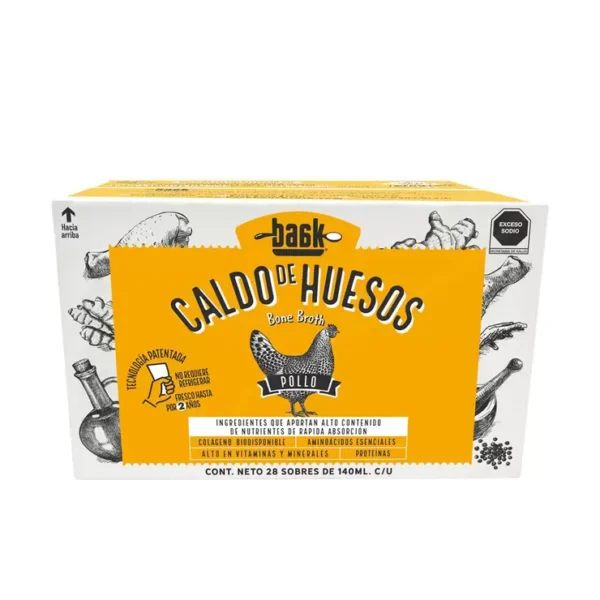 Baak Caldo de Huesos de Pollo (28pzs/140ml)