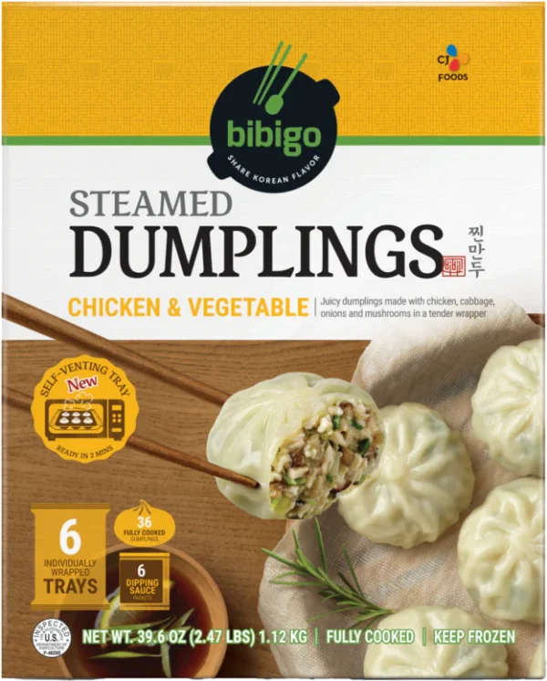 Bibigo Dumplings Pollo y Vegetales (1.12kg)