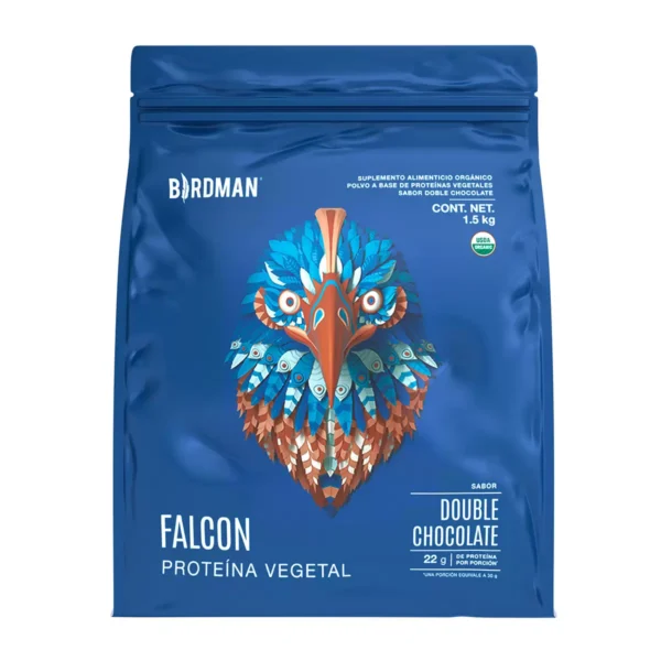 Birdman Falcon Proteína Vegetal Orgánica Sabor Chocolate (1.5kg)