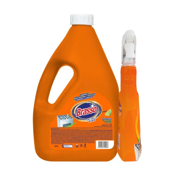 Brasso Antigrasa con Atomizador de 650ml (4L)