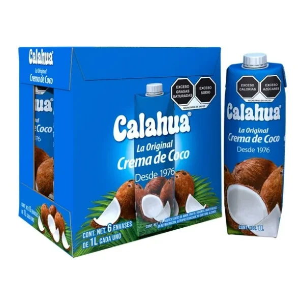 Calahua Crema de Coco (6pzs/1L)