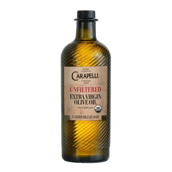 Carapelli Unfiltered Aceite de Oliva Extra Virgen Orgánico (1L)