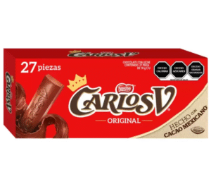 Carlos V Barra de Chocolate (27pzs/18gr)