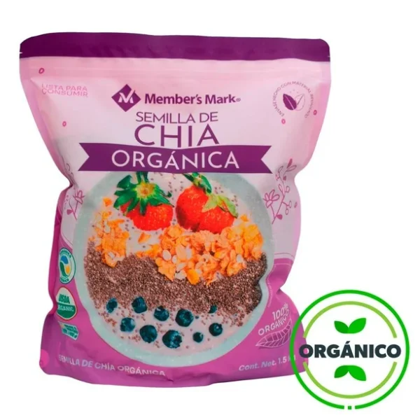 Chía Orgánica Member's Mark 1.5 kg