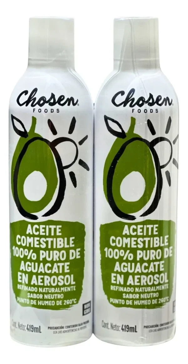 Chosen Foods Aceite de Aguacate (2pzs/419ml)
