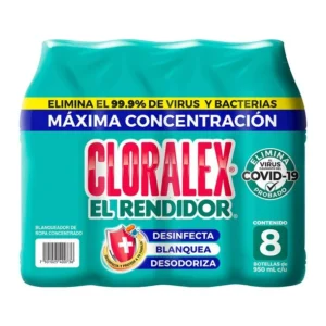 Cloralex Blanqueador Líquido El Rendidor (8pzs/950ml)