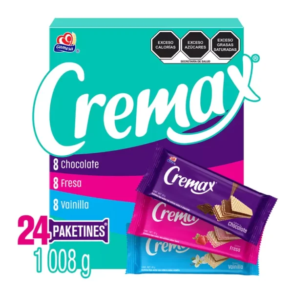 Cremax Galletas Surtidas (24pzs/42g)