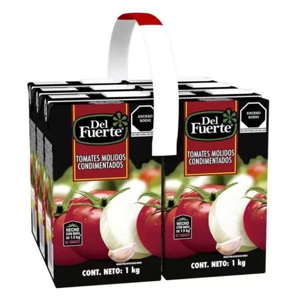 Del Fuerte Pure de Tomate (6pzs/1kg)