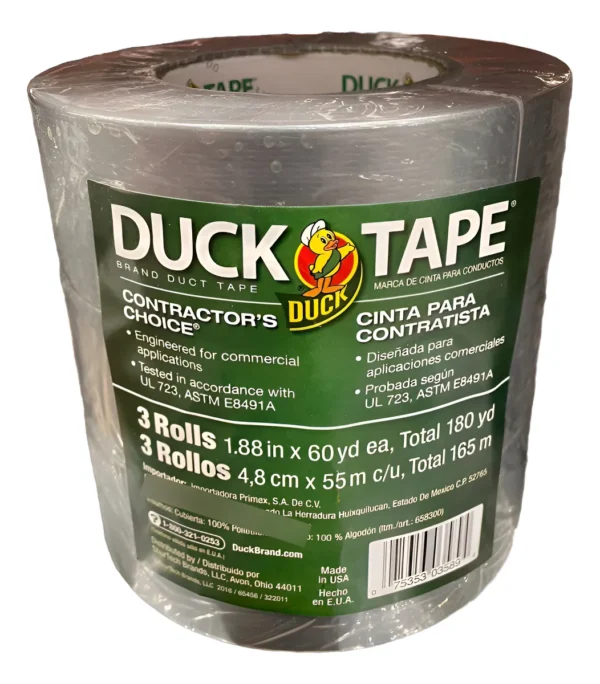 Duck Tape Cinta Industrial 3pzs