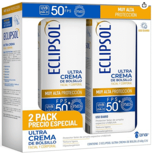 Eclipsol Ultra Protector Solar FPS 50+ (2pz / 125gr)
