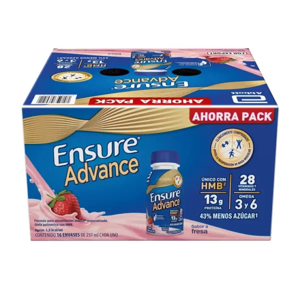 Ensure Advance Fresa (16pzs/237ml)