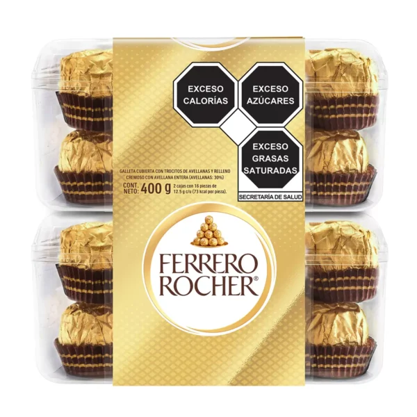 Ferrero Rocher Chocolate con Avellana (32pzs/12.5g)