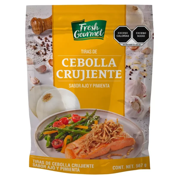 Fresh Gourmet Cebolla Crujiente Ajo y Pimienta (567g)