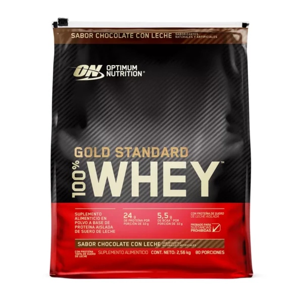 Gold Standard Whey Proteína en Polvo Sabor Chocolate (2.56kg)
