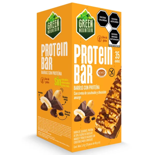 Green Mountain Barras de Proteína (35pzs/40g)