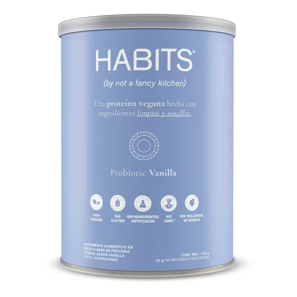 Habits Proteína Vegetal Sabor Vainilla (1.22kg)