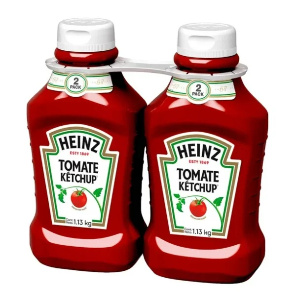 Heinz Ketchup Catsup Tomate (2pzs/1.13kg)
