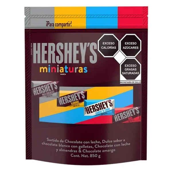 Hershey s Chocolate Miniaturas Surtidos (850g)