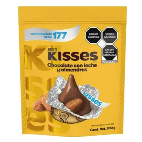 Hershey s Kisses Chocolate con Almendras (800g)