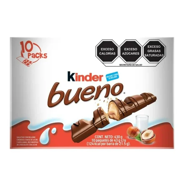 Kinder Chocolate Bueno (10pzs)
