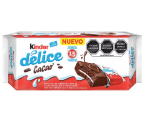Kinder Delice Pastelito de Chocolate (15pzs/39gr)