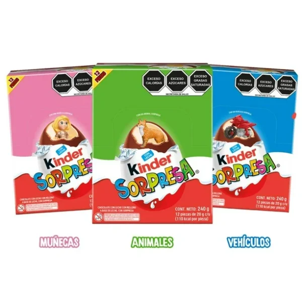 Kinder Huevito Sorpresa Varios Modelos (12pzs/20g)