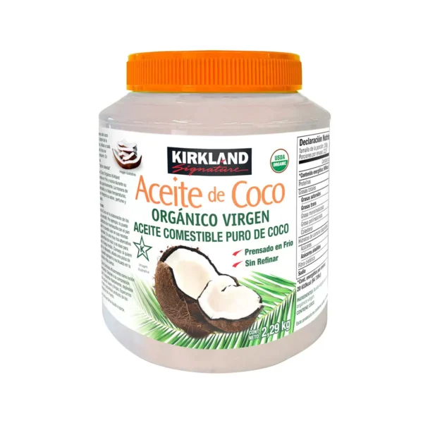 Kirkland Aceite de Coco Orgánico Virgen (2.48kg)