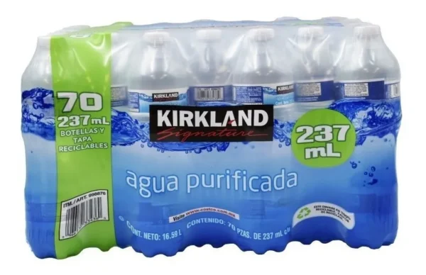 Kirkland Agua Purificada (70pzs/237ml)