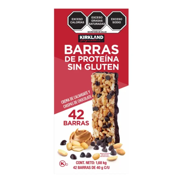 Kirkland Barras de Proteína Sin Gluten (42pzs/40g)