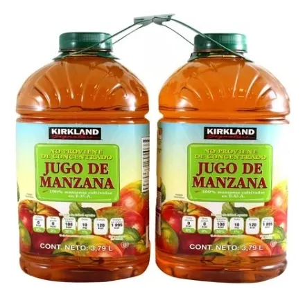 Kirkland Jugo de Manzana (2pzs/3.7L)