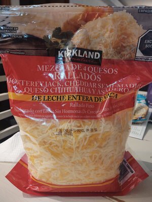 Kirkland Mezcla de 4 Quesos (2pzs/1.13kg)