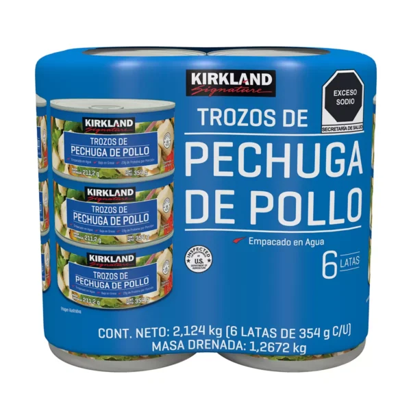 Kirkland Pechuga de Pollo (6pzs/354g)