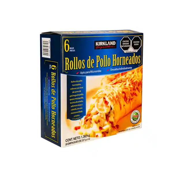 Kirkland Rollos de Pollo Horneados (6/227g)