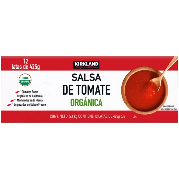 Kirkland Salsa de Tomate (12pzs/425g)