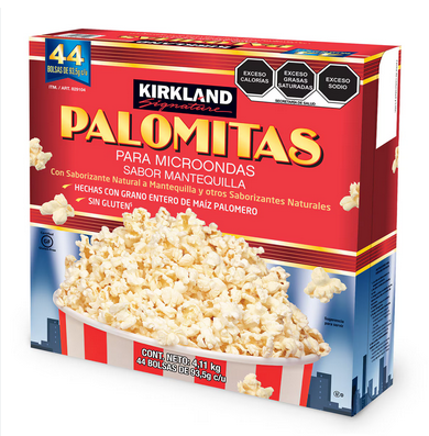 Kirkland Palomitas Sabor Mantequilla (44 pzas/93.5 g)