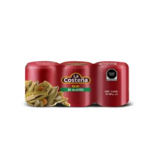 La Costeña Jalapeños en Rajas (3pzs/380g)