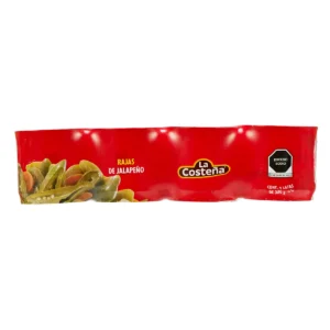 La Costeña Rajas de Jalapeño (4pzs/380g)