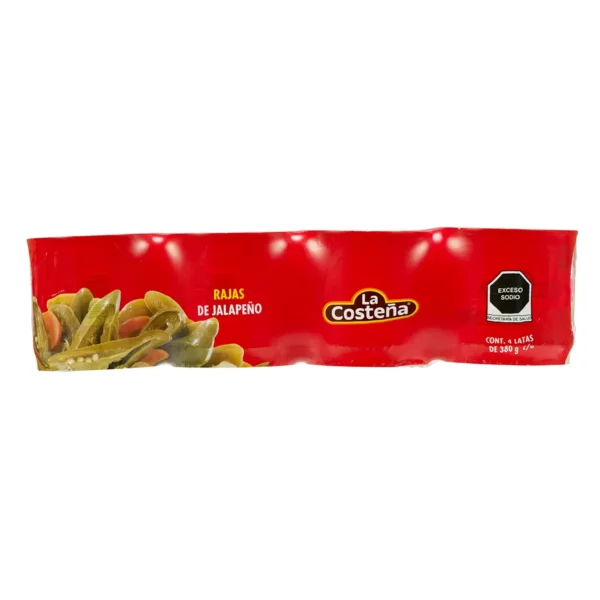 La Costeña Rajas de Jalapeño (4pzs/380g)