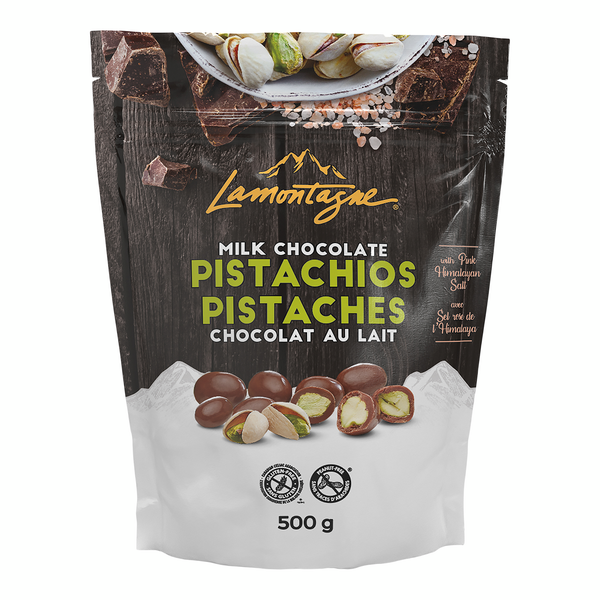Lamontagne Pistaches Cubiertos de Chocolate (500g)