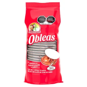 Las Sevillanas Obleas Con Cajeta (25pzs)