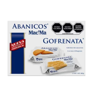 MacMa Surtido de Galletas Gofrenata y Abanicos (28pzs/882g)