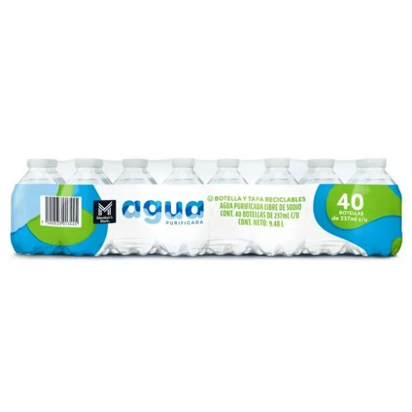 Members Mark Agua Purificada (40pzs/237ml)
