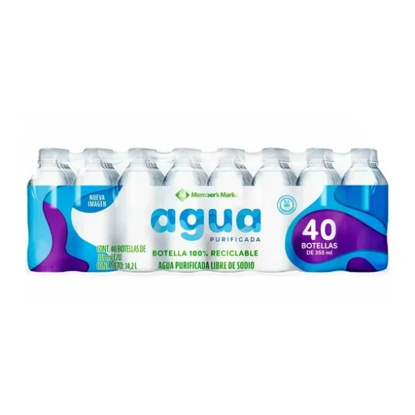Members Mark Agua Purificada (40pzs/355ml)