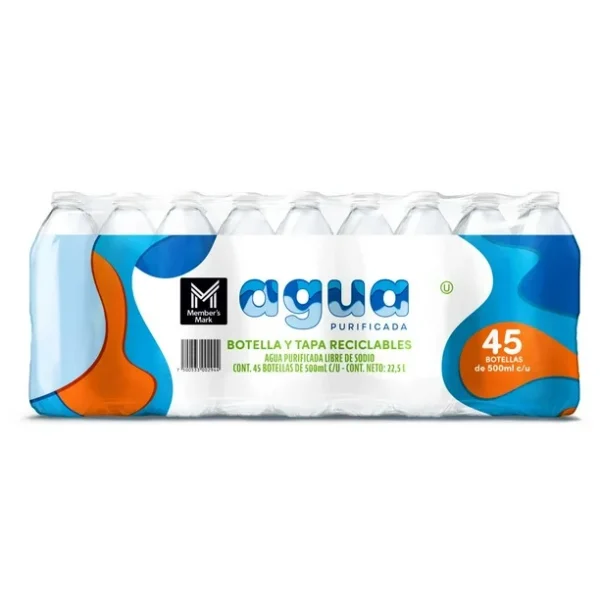 Members Mark Agua Purificada (45pzs/500ml)
