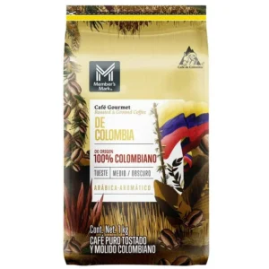 Members Mark Café Tostado y Molido Colombiano Tueste Medio Obscuro (1kg)