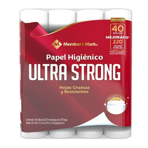 Members Mark Papel Higiénico Ultra Strong (40rollos)