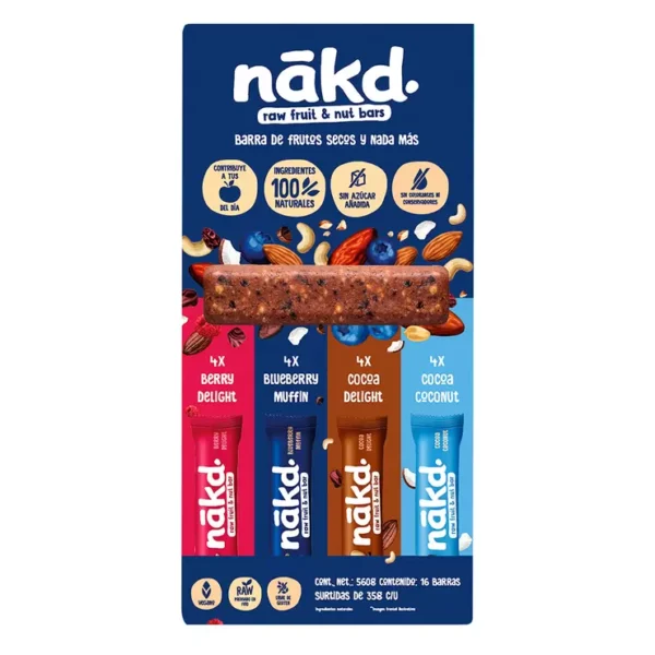 Nakd Barras Surtidas (16pzs/35g)