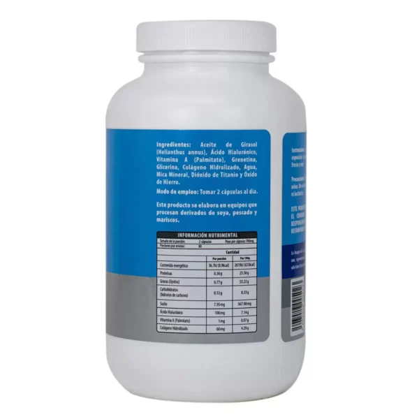 Naturagel Ácido Hialurónico con Vitamina A y Colágeno (160cap)